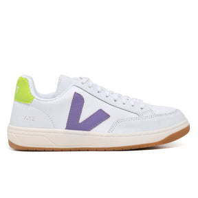 V-12 White Platine e V-12 White Purple Lime